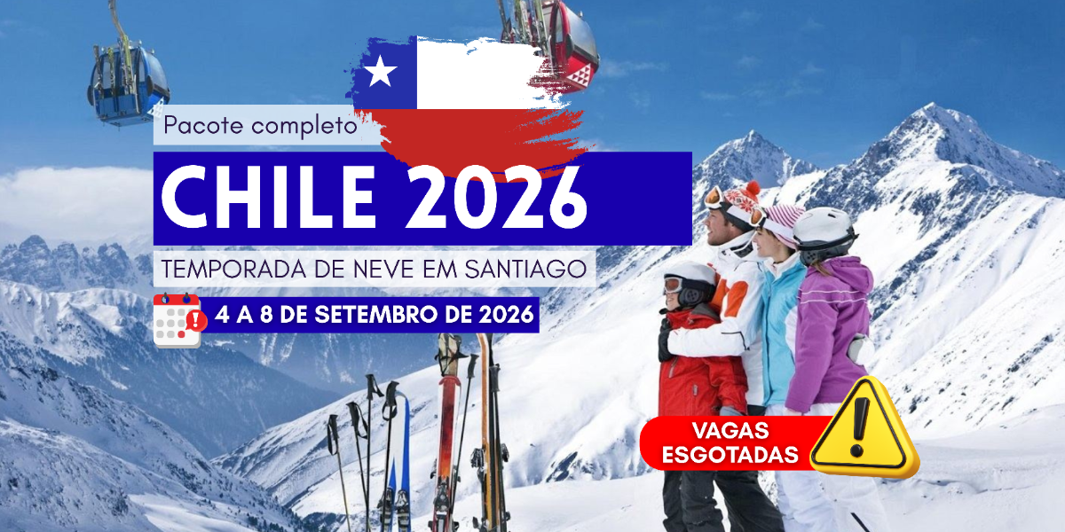 AÉREO - Temporada de Neve no Chile