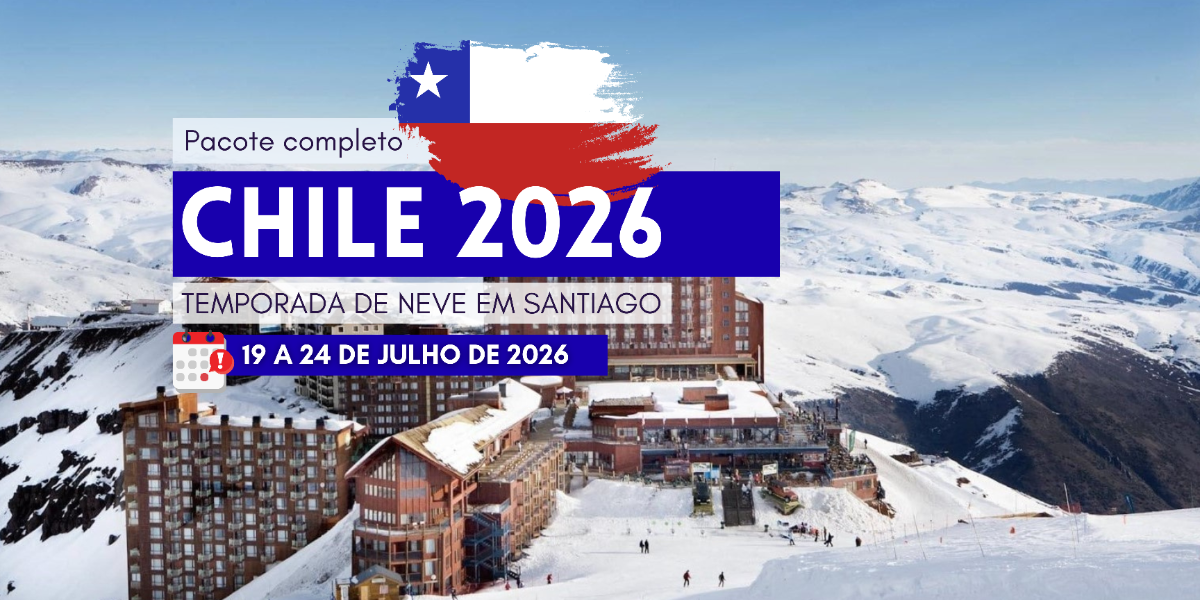 AÉREO - Temporada de Neve no Chile