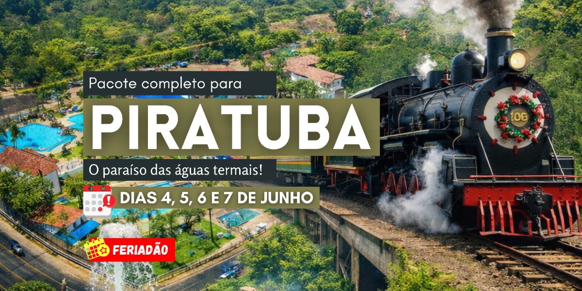 Piratuba Águas Termais + Trem das Termas
