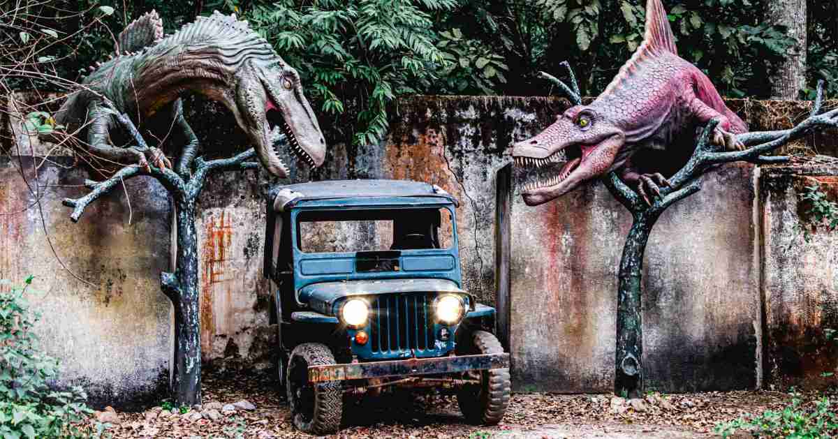 Dia Crianças na Terra dos Dinossauros