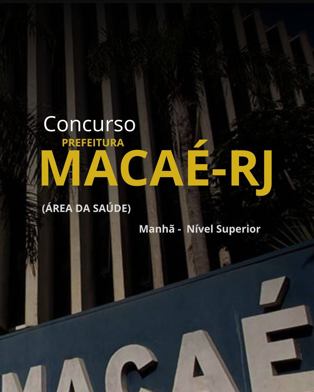 Concurso Macaé (Superior)