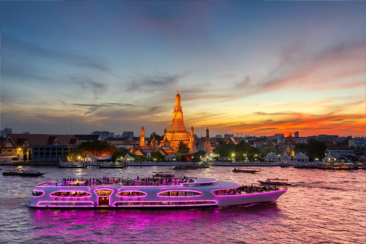 Cruzeiro Noturno de Luxo em Bangkok