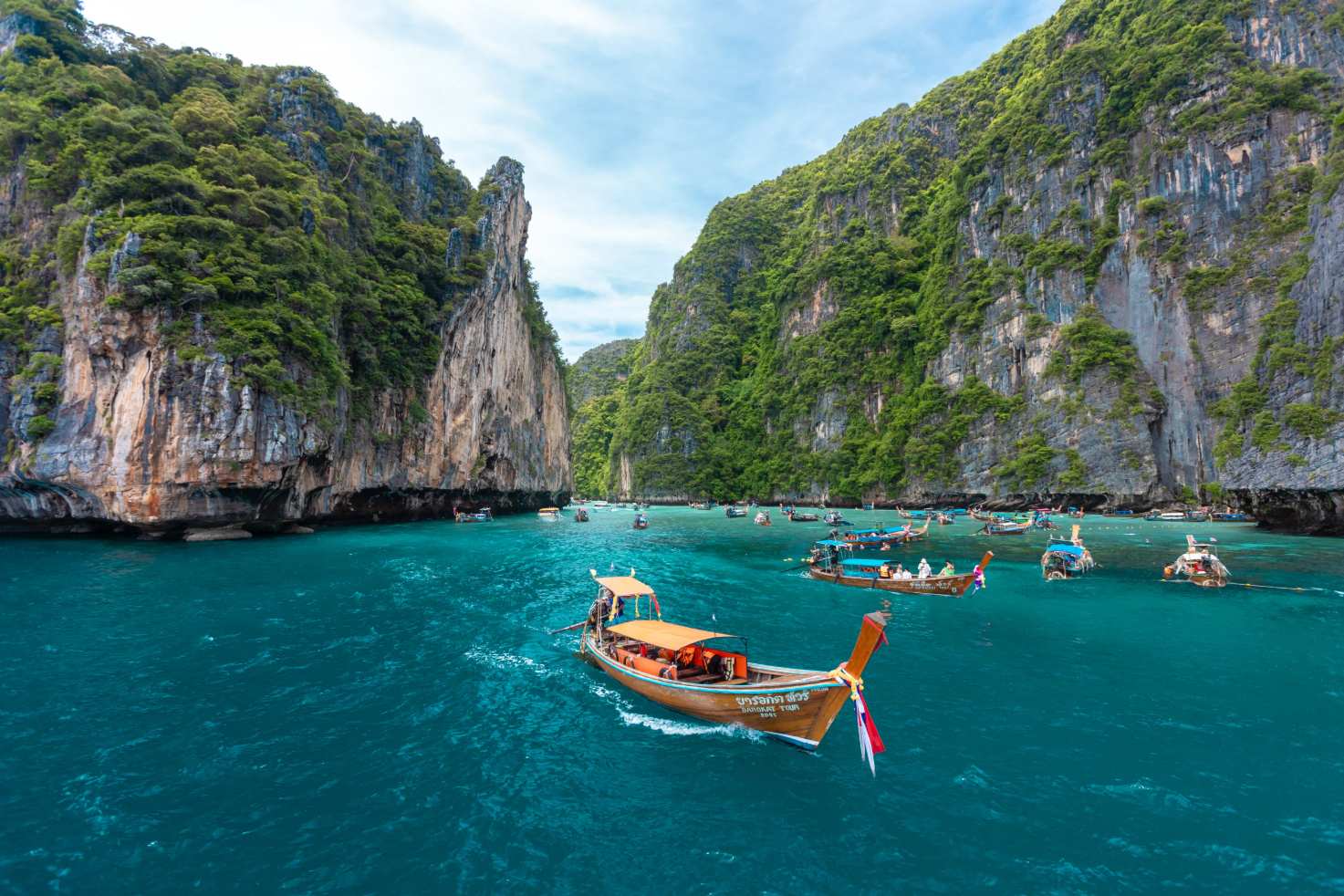 Tour Phi Phi Ilhas Bamboo com Speed Catamarã