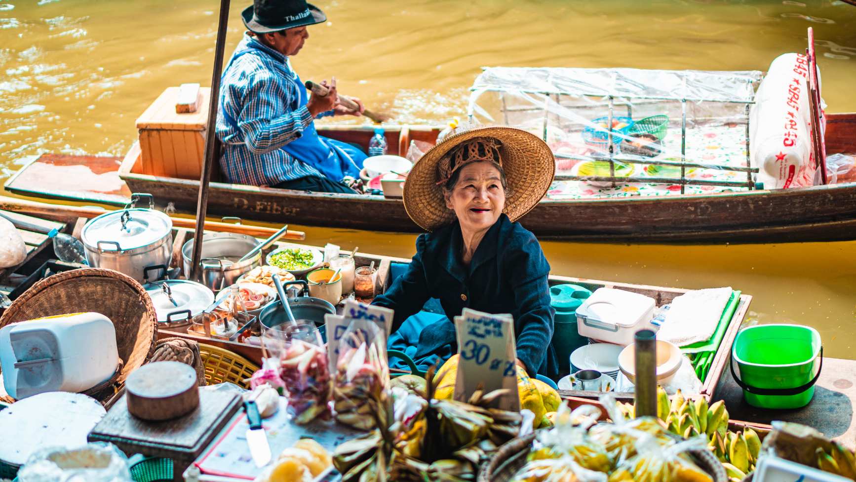 Tour Privado Mercados e Ayutthaya em Inglês