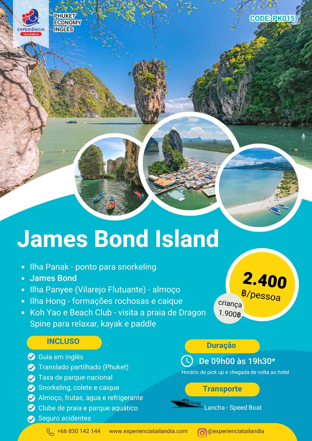 Tour James Bond embarque em Phuket (PK015)