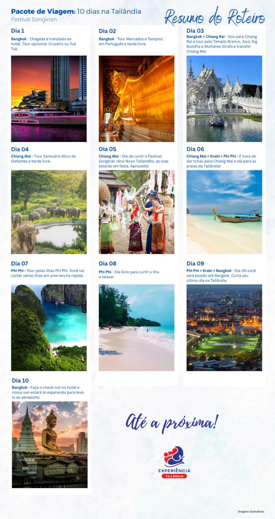 Pacote de Viagem 10 dias - Tailândia | Festival Songkran