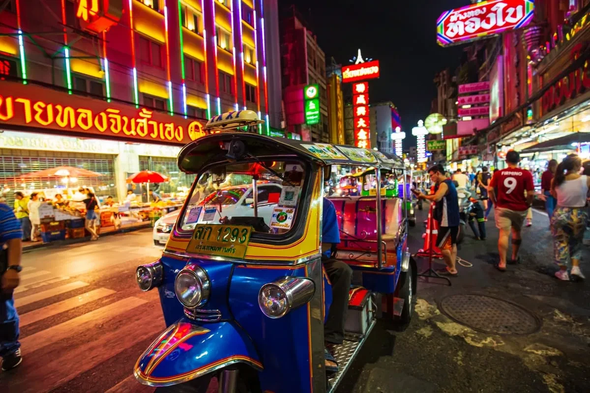 Tuk Tuk night tour Express em Bangkok