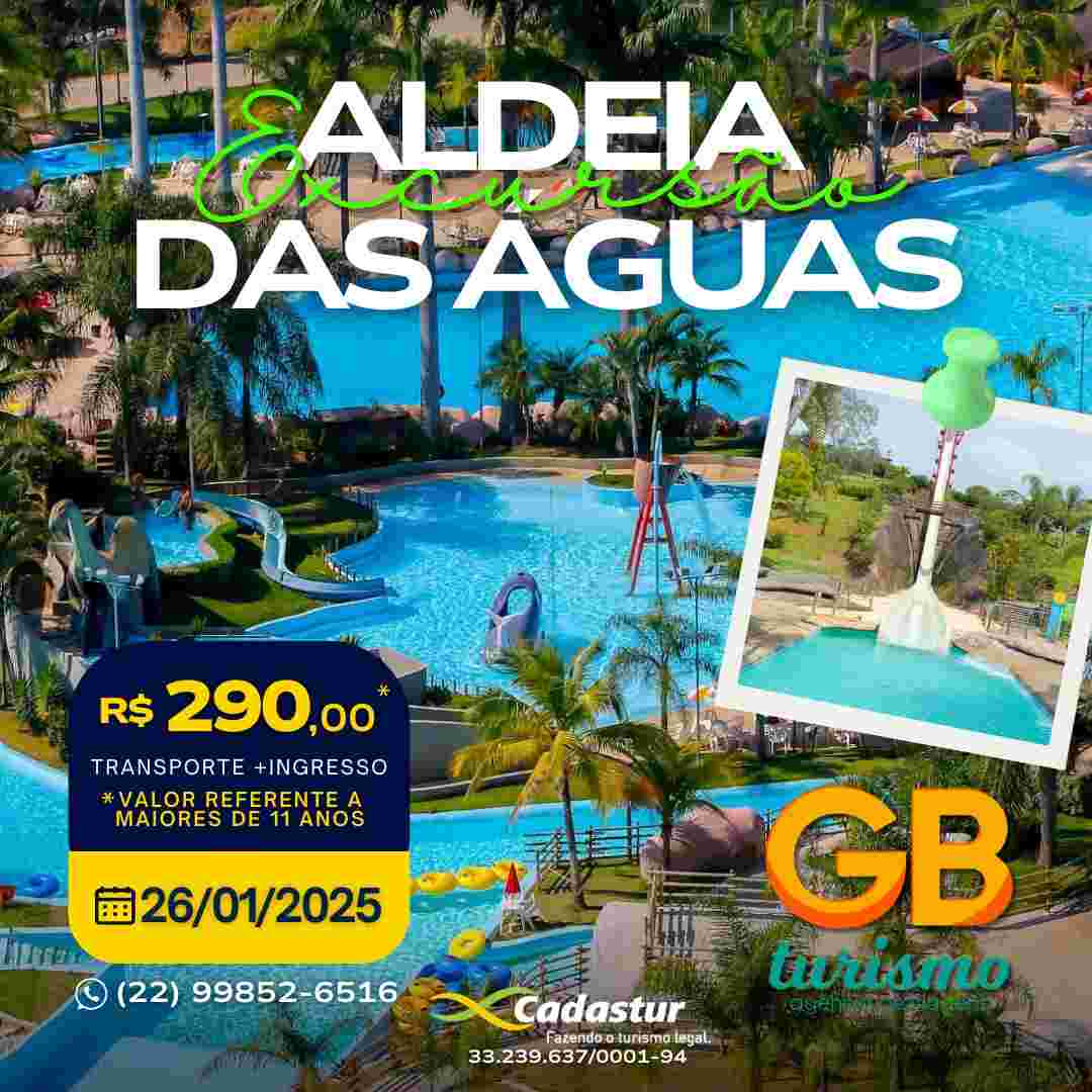 Excursão Aldeia das Águas