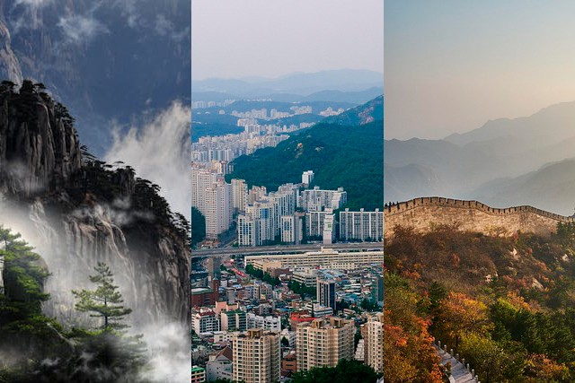 Japão, Coreia do Sul e China
