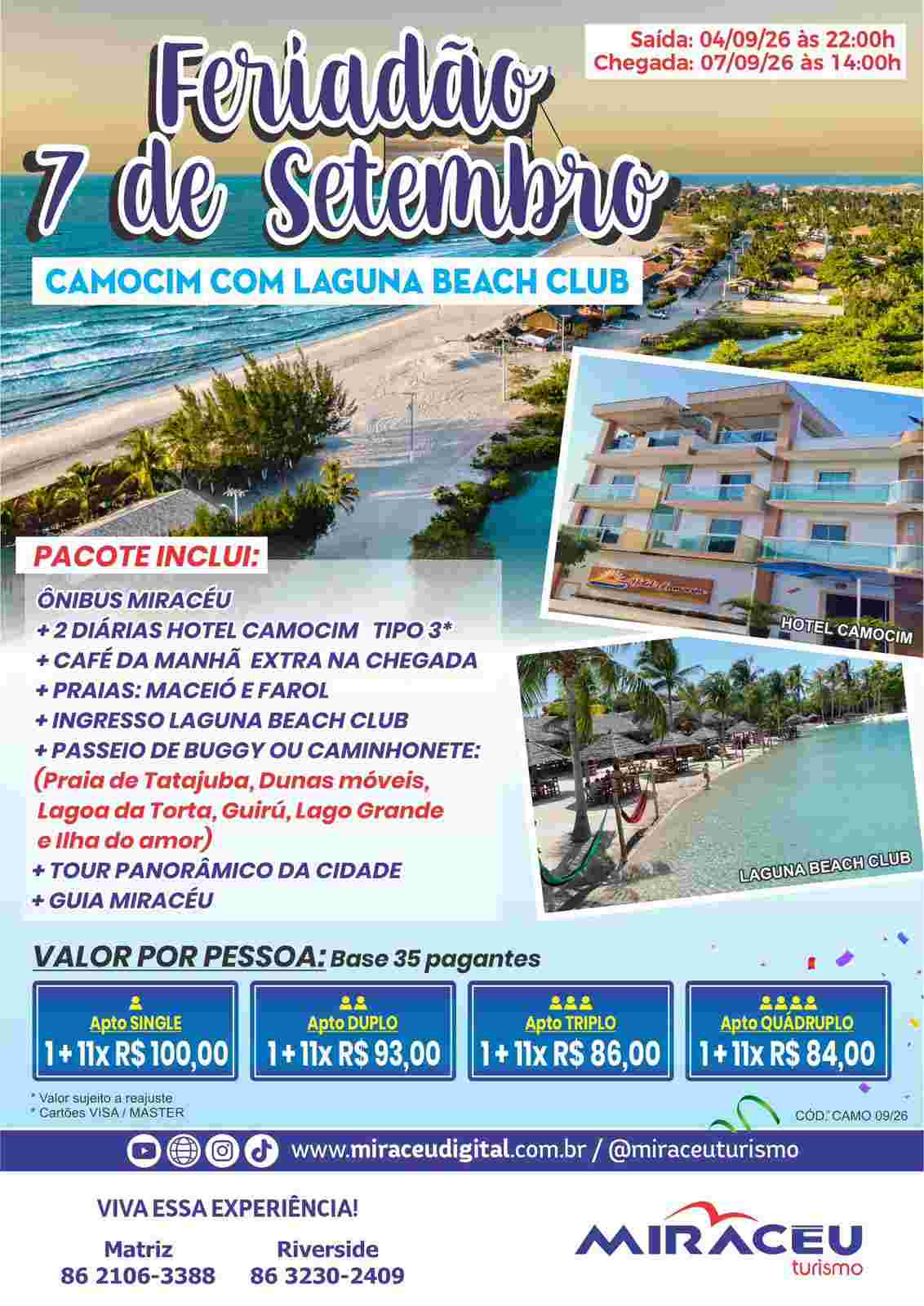 CAMOCIM - FERIADÃO 7 DE SETEMBRO