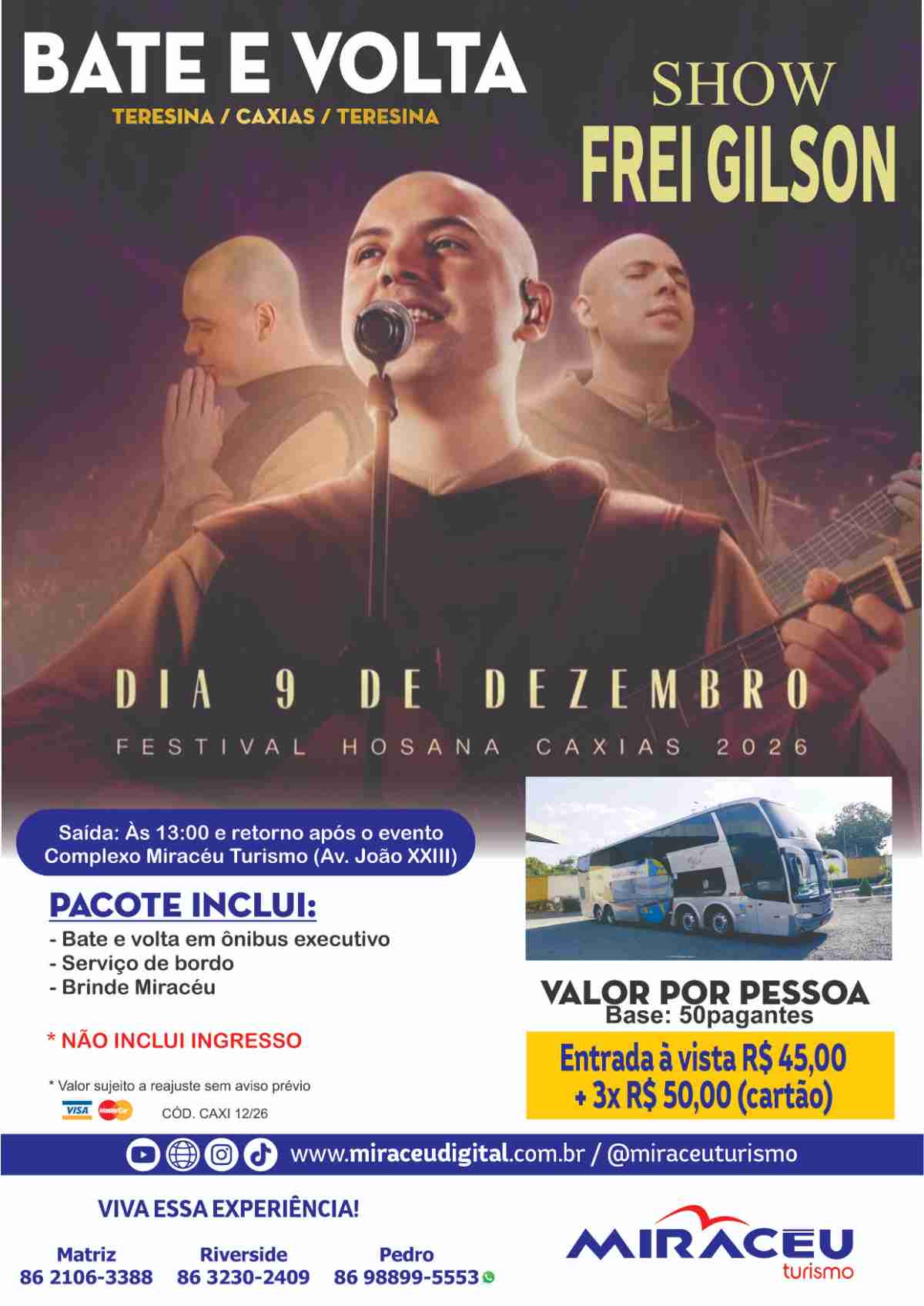 FREI GILSON - BATE E VOLTA CAXIAS