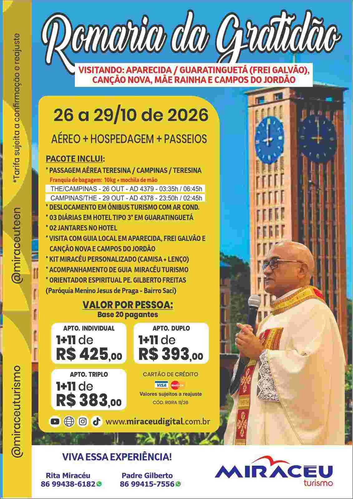 ROMARIA DA GRATIDÃO - PE.GILBERTO