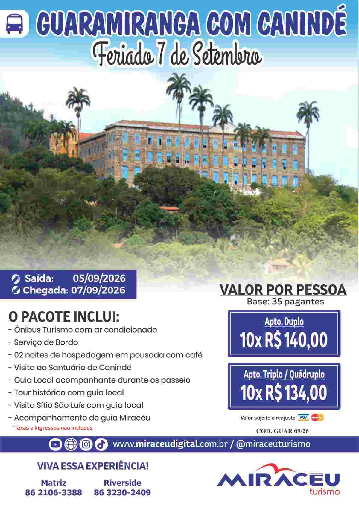GUARAMIRANGA COM CANINDE