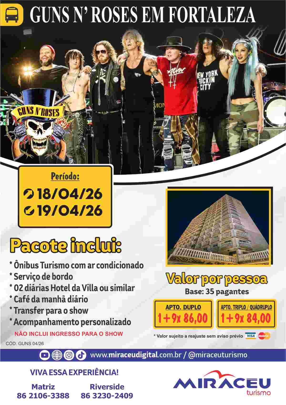 FORTALEZA - GUNS N' ROSES