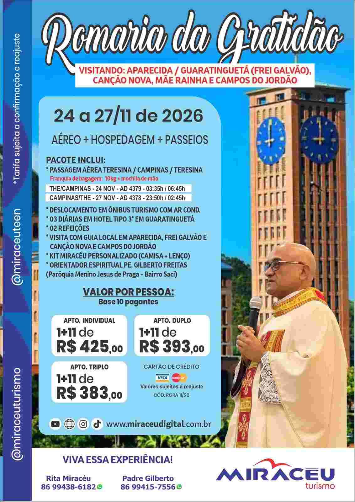 ROMARIA DA GRATIDÃO - PE.GILBERTO