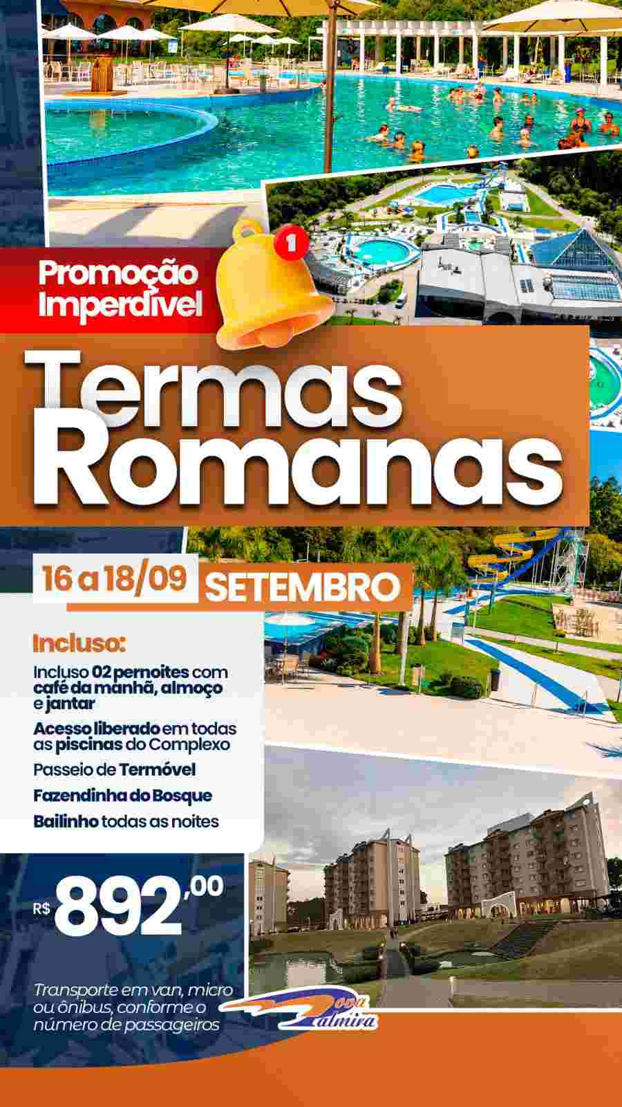 TERMAS ROMANAS de 16 a 18/09