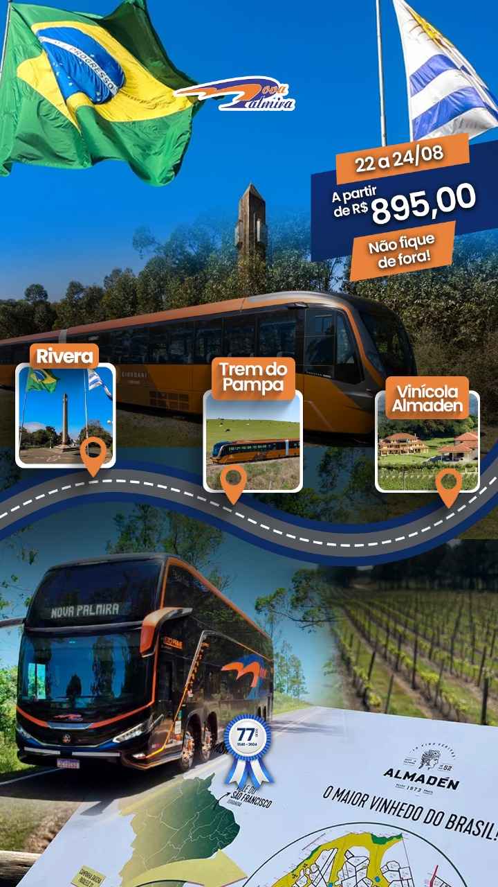 RIVERA COM TREM DOS PAMPAS 22/08