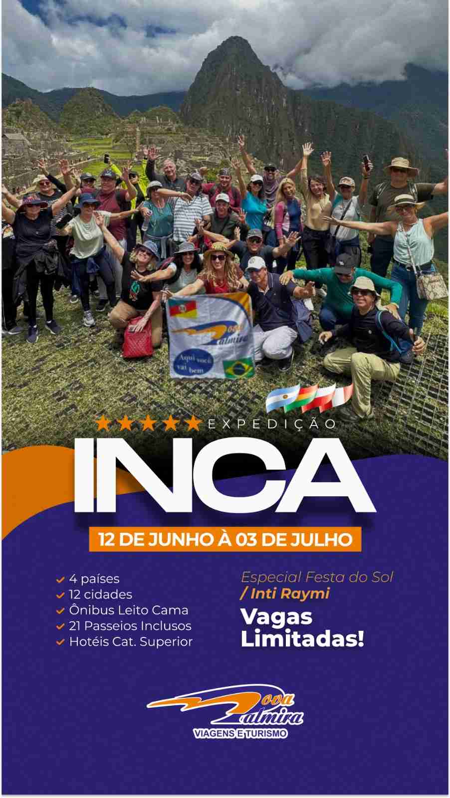 Expedição Inca - de 12/06 a 03/07