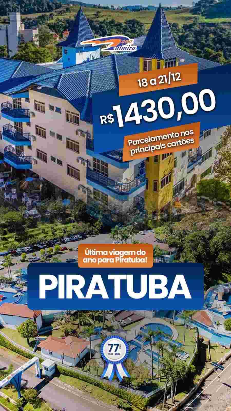 PIRATUBA DE 18 A 21/12