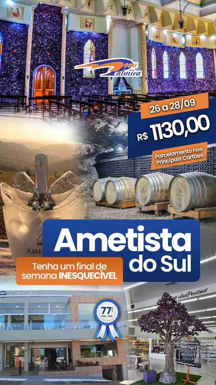 Final de semana em Ametista do Sul