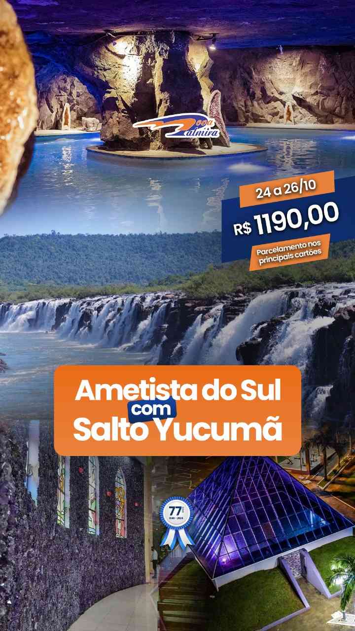 AMETISTA DO SUL COM SALTO DO YUCUMÃ