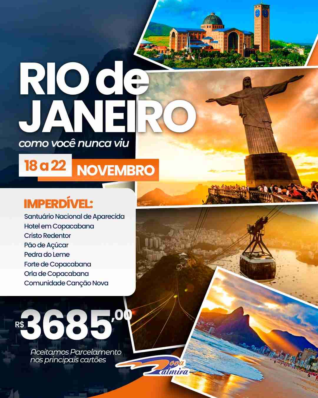Rio de Janeiro - Imperdível de 18 a 22/11