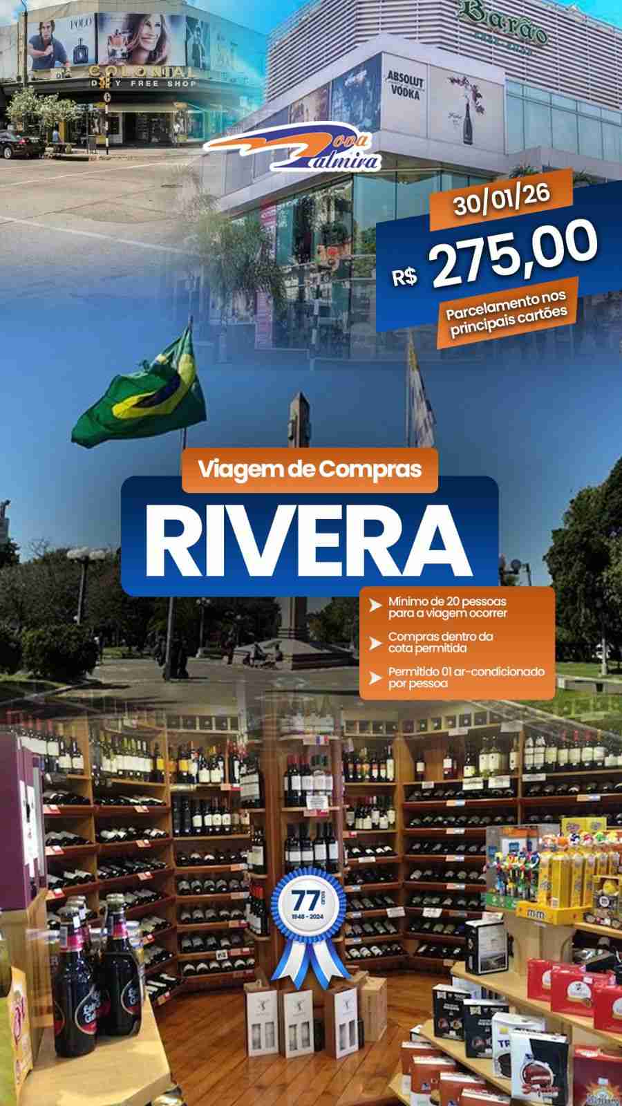 VIAGEM DE COMPRAS EM RIVERA 30/01