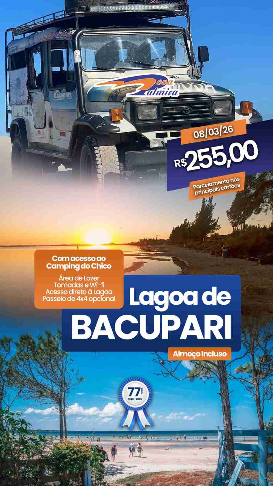 UM DOMINGO NA LAGOA DO BACUPAR 08/03