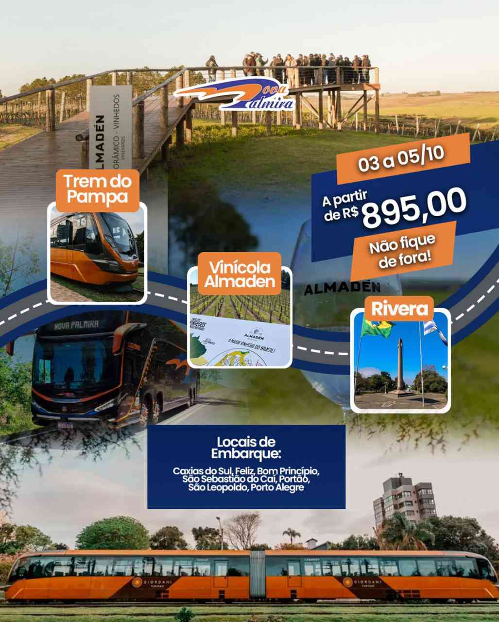RIVERA COM TREM DO PAMPA 03/10 a 05/10