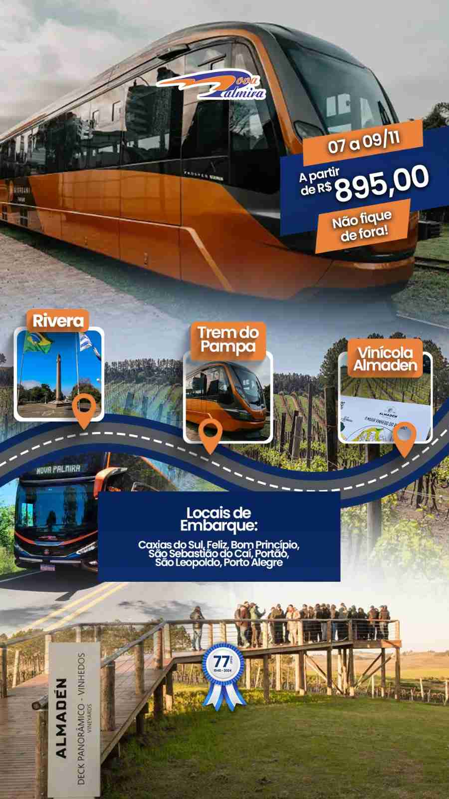 RIVERA COM TREM DO PAMPA 07/ a 09/11