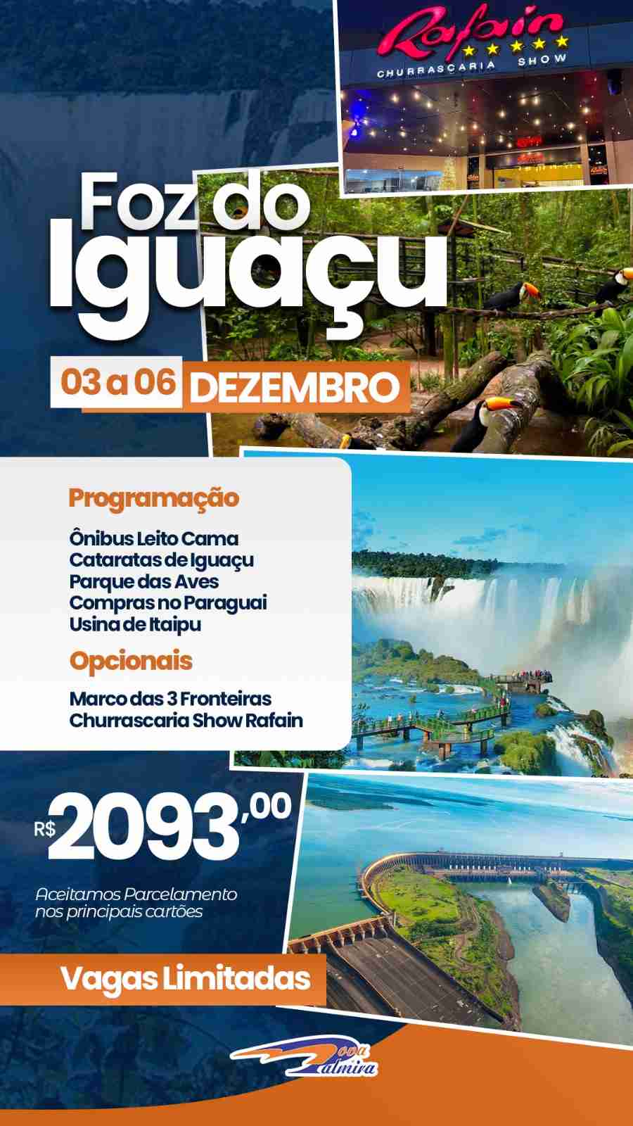 Foz do Iguaçu de 03 a 06/12
