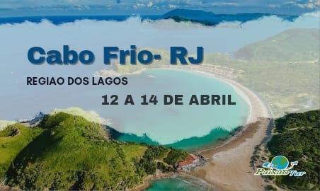 Excursão para Final de Semana em Cabo Frio- ABR 2024