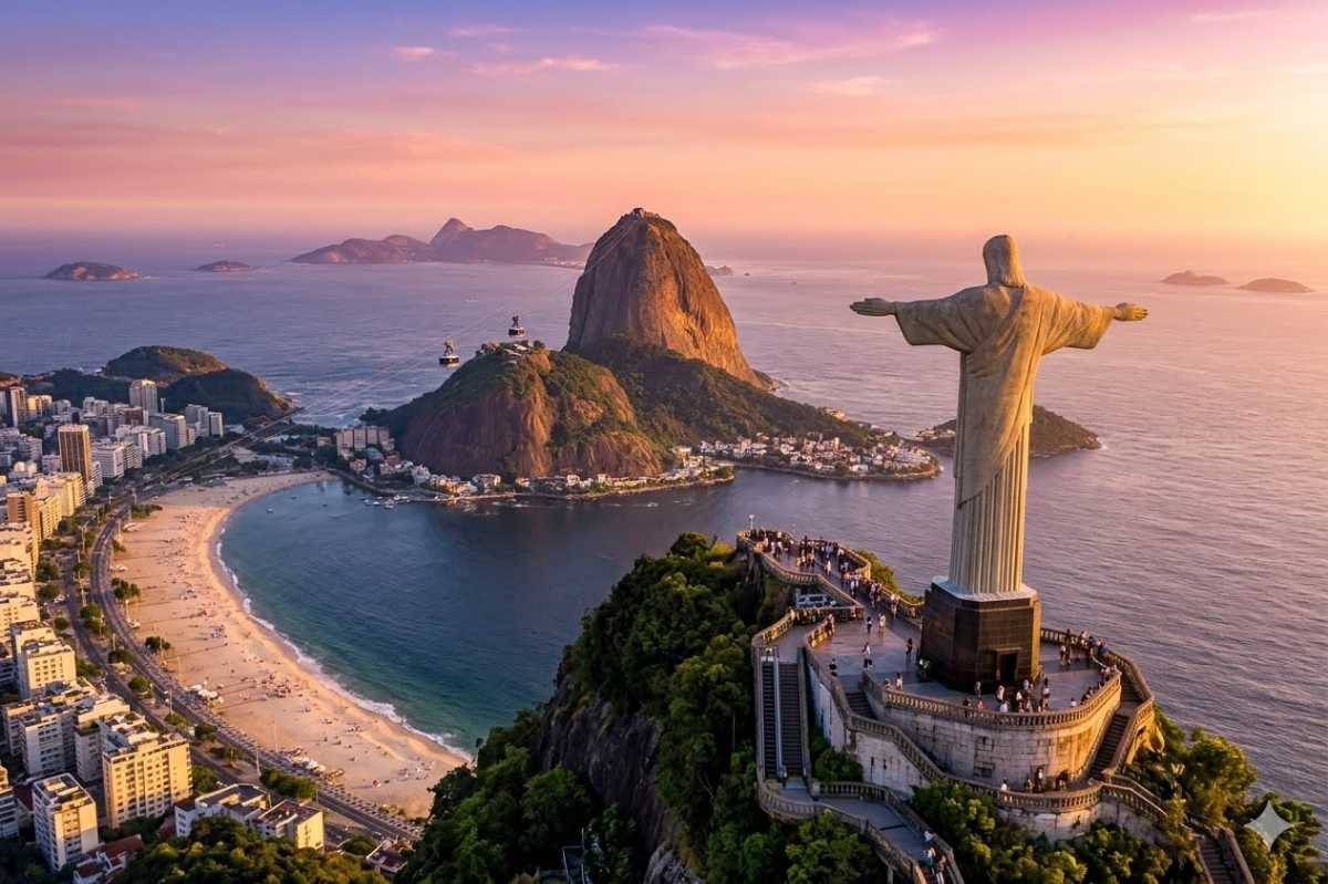 Corcovado com Pão de Açúcar
