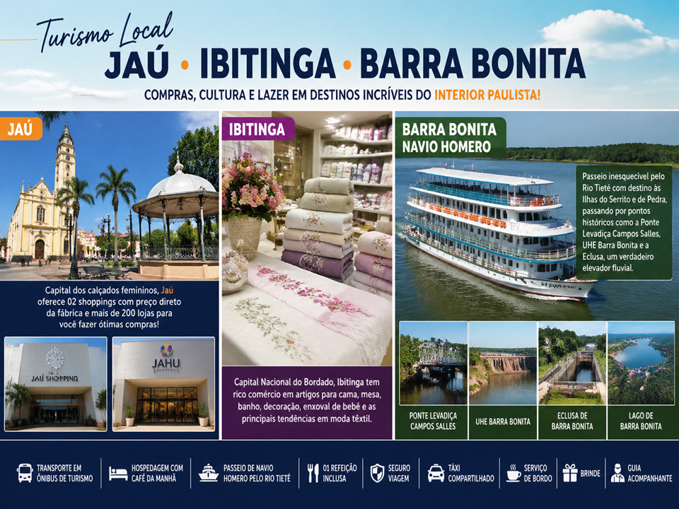 JAU - NAVIO HOMERO, ECLUSA BARRA BONITA / IBITINGA
