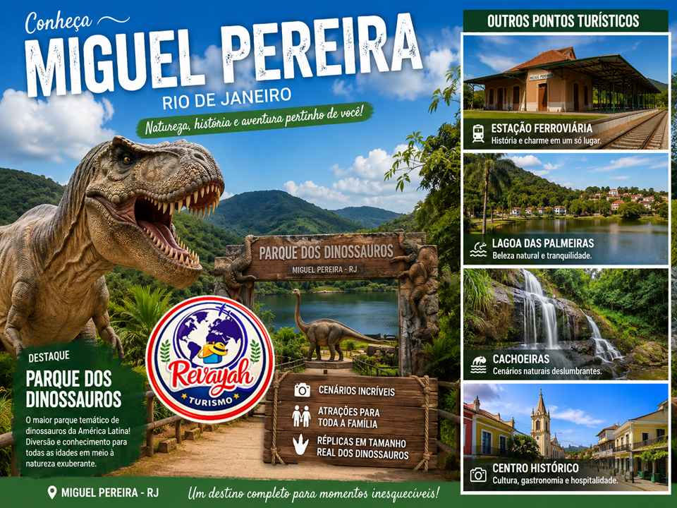 PARQUE DOS DINOSSAUROS & MIGUEL PEREIRA