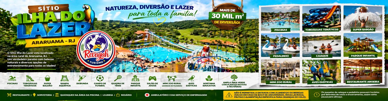 Excursão Sítio Ilha do Lazer - Araruama