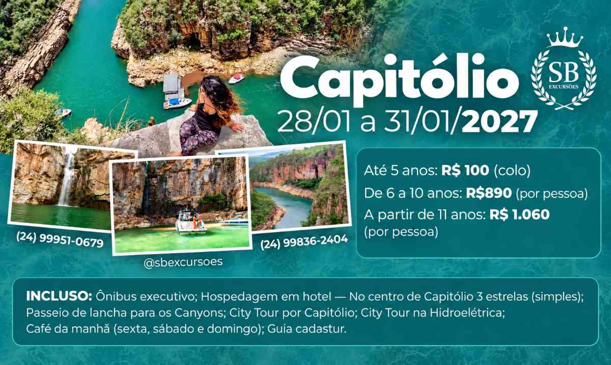 Capitólio - Janeiro 2027