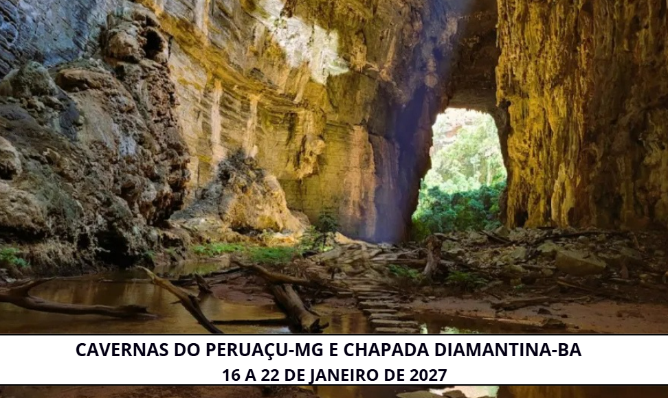 CAVERNAS DO PERUAÇU E CHAPADA DIAMANTINA