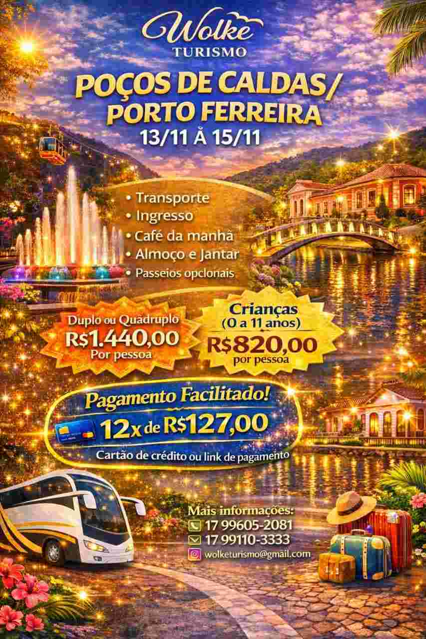 POÇOS DE CALDA / PORTO FERREIRA