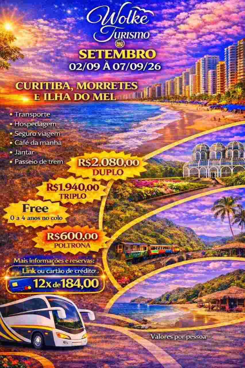 CURITIBA, MARRETES E ILHA DO MEL